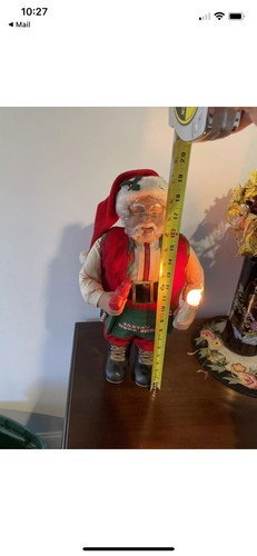 vintage Electric Animated light up and moving Santa Claus Figurine - Picture 8 of 9
