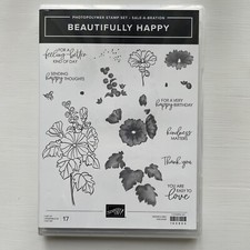 Stampin Up BEAUTIFULLY HAPPY Floral Birthday Thanks Love Kindness Happy Get Well