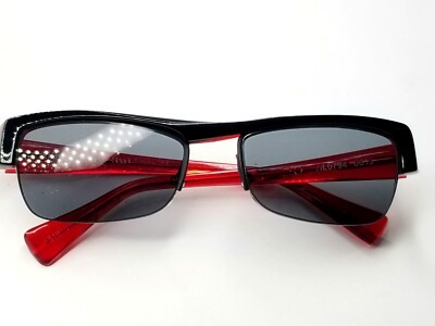 Red Asymmetrical Unisex Sunglasses Amazon.com: PLAY BLING Novelty Party Sunglasses 80s  main image 3