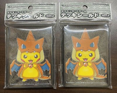 Pokemon Deck Shield Mega Tokyo Pikachu 32 Sleeves x 2 Set Japan NEW Sleeve