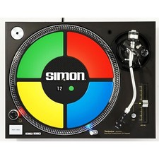 DJ Simon 1 Says Dance Club DJing Slipmat Turntable 12" Record Player Audiophile