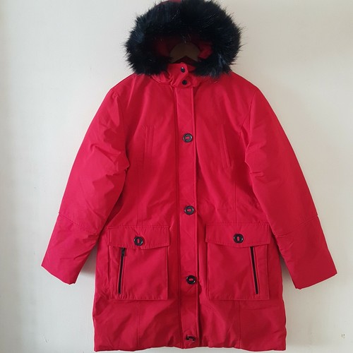 NEXT Red Faux Fur Hooded Technical 