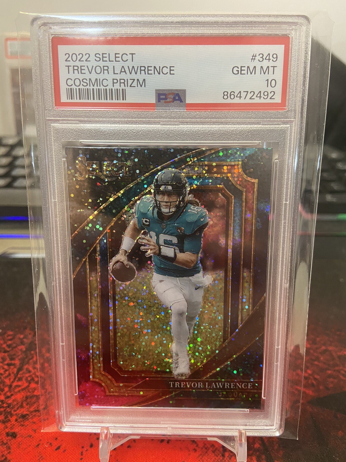 2022 Panini Select Cosmic Trevor Lawrence Suite Level Cosmic Prizm PSA 10 SSP