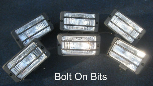 6 Light Roof bar Spot Lamps/Guards Defender/Discovery