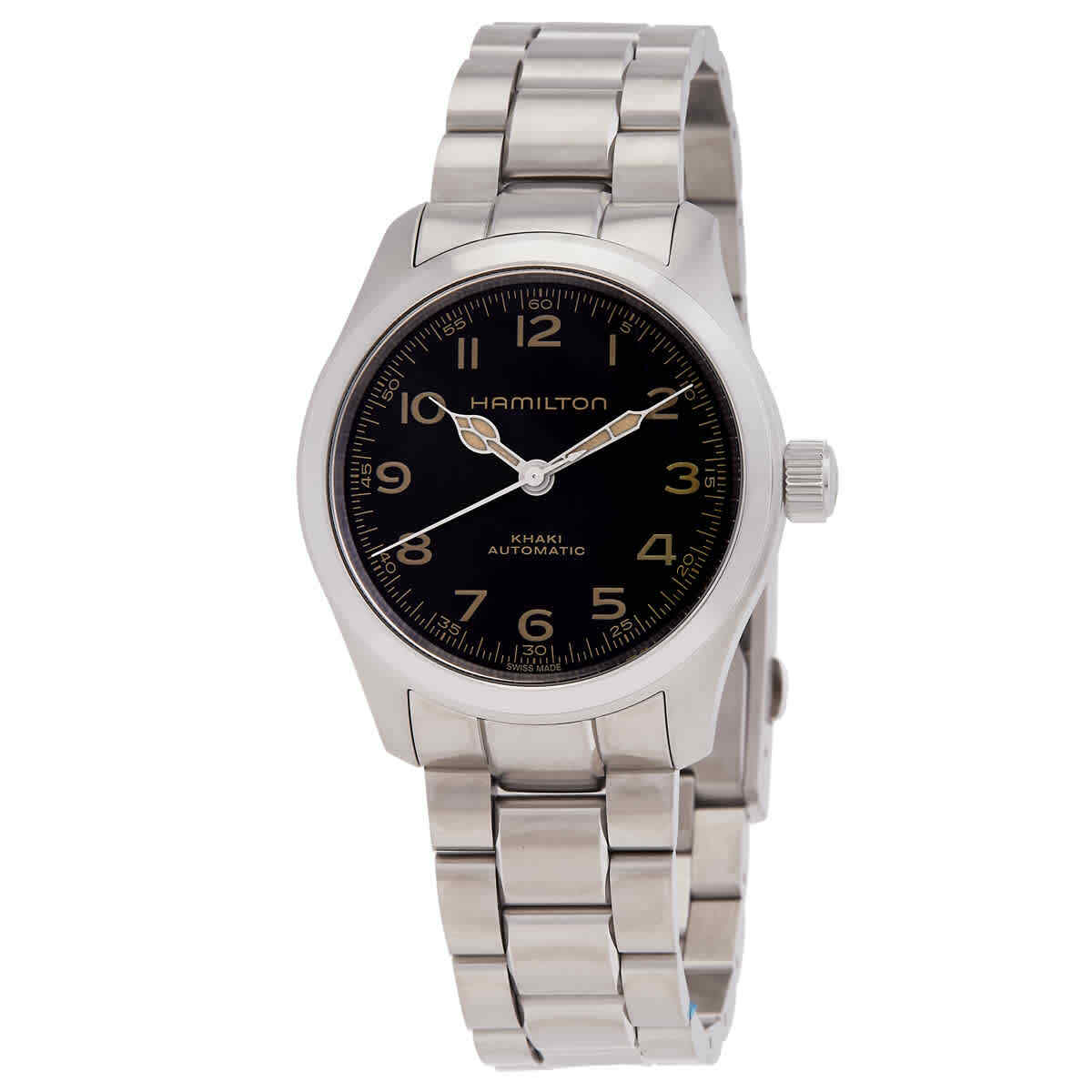 Часы Hamilton Khaki Field Murph с автоматическим черным циферблатом H70405130