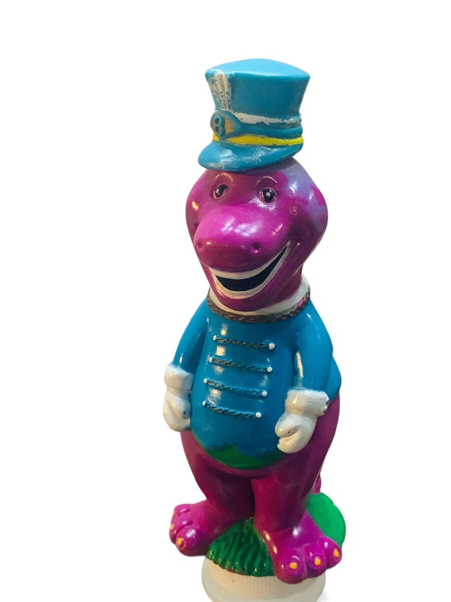 Barney The Purple Dinosaur From Barney & Friends series 5 Inch Figure,  Conductor