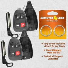 2 For 2002 2003 2004 2005 2006 Infiniti Q45 KBRASTU13 Remote Shell Case Cover