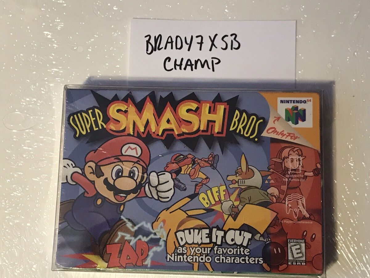 Nintendo 64 Super Smash Bros 64 N64 Factory Sealed VERY RARE