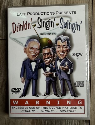 Drinkin' Singin' Swingin' Show 2 Salute To Sinatra Davis Martin DVD & CD SEALED!