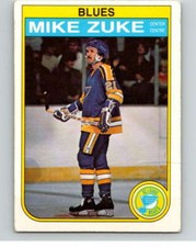 1982-83 O-Pee-Chee #313 Mike Zuke  St. Louis Blues V59283