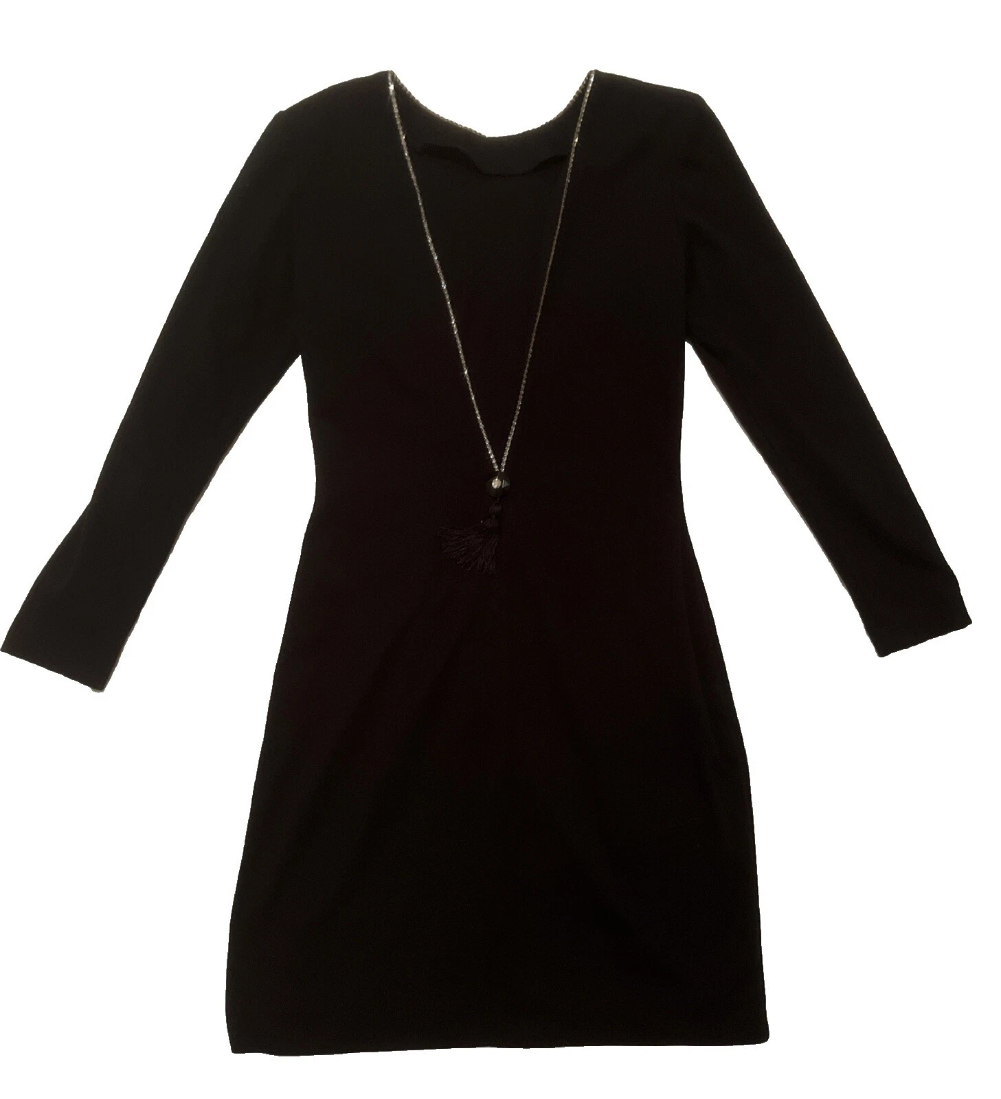 Vestidos Vintage negro pequeño Art Deco para Mujeres