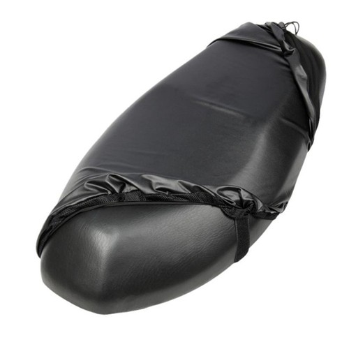 Motorcycle Scooter Seat Cushion Cover UV Protector TPU Film Black XL Waterproof