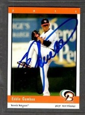 2011 Grandstand #27 Eddie Gamboa Bowie Baysox Signed Autograph (R33) TPD34