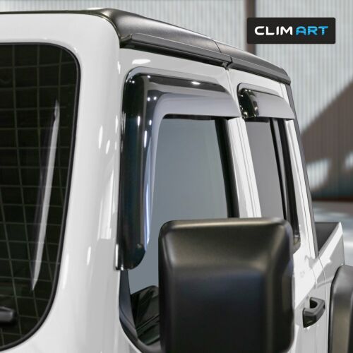 Rain Guards Vent Visors Shade for 2020-2025 Jeep Gladiator - Picture 3 of 9