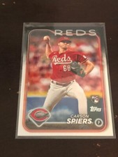 624-4 2024 Topps Series 2 Base RC Carson Spiers Cincinnati Reds
