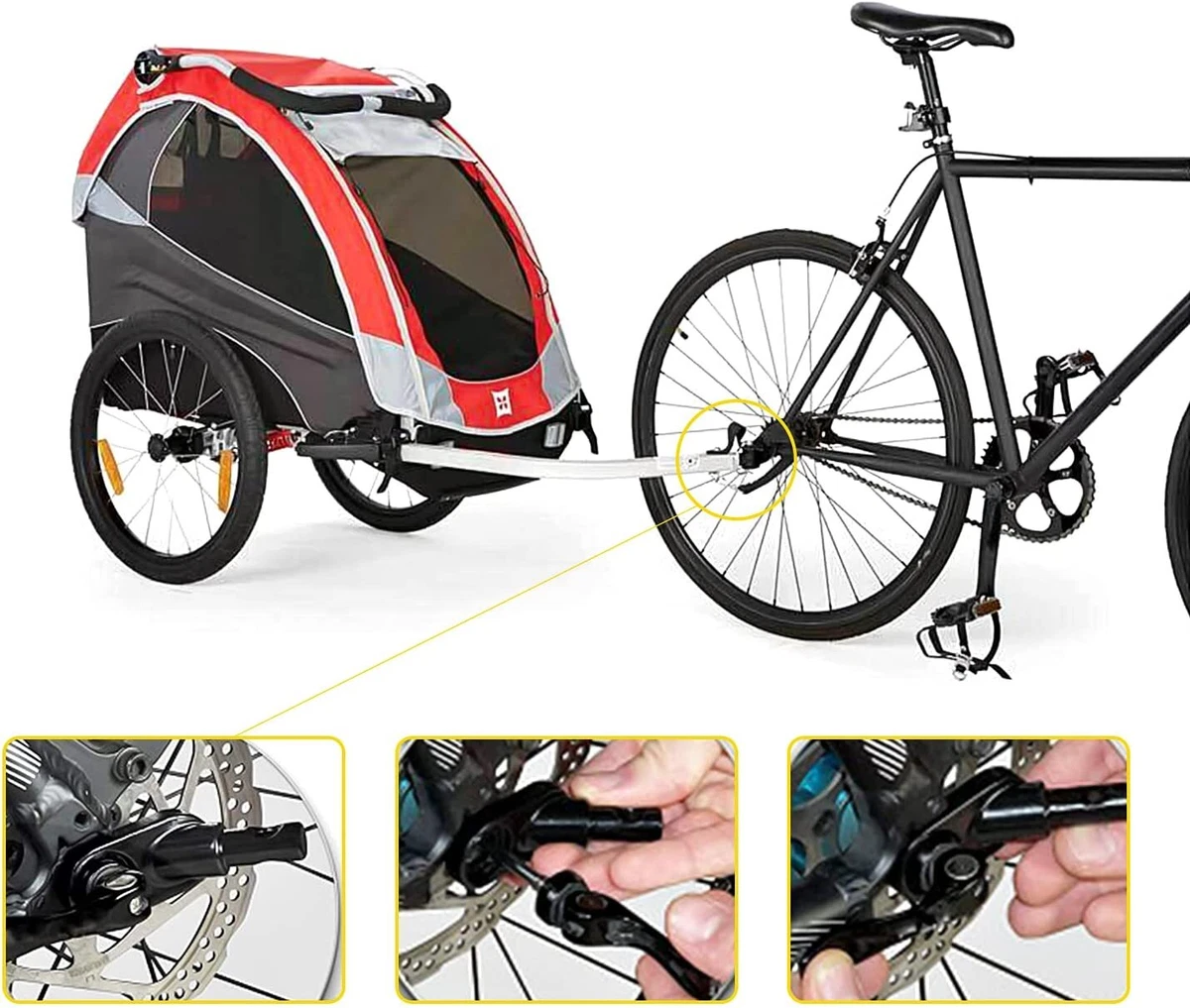 Thule bike best sale trailer adapter