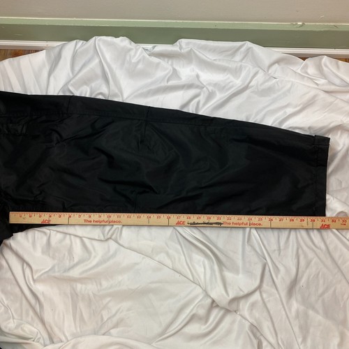 Grundens Men Rain Pants Black Waterproof Pockets Weather Watch Nylon Fishing XL - Picture 12 of 13