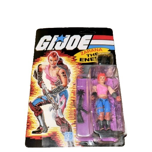 GI Joe Zarana O-Ring Figure Only Transformer Soundwave Thunder Machine Crossover