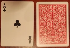 Single Swap The United States Playing Card Company Ace of Clubs Streamline