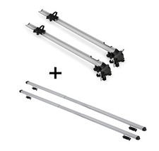 2x Fahrradträger Bike Pro+Dachträger RAPID für Chevrolet Lacetti SW 5Tür 02-11