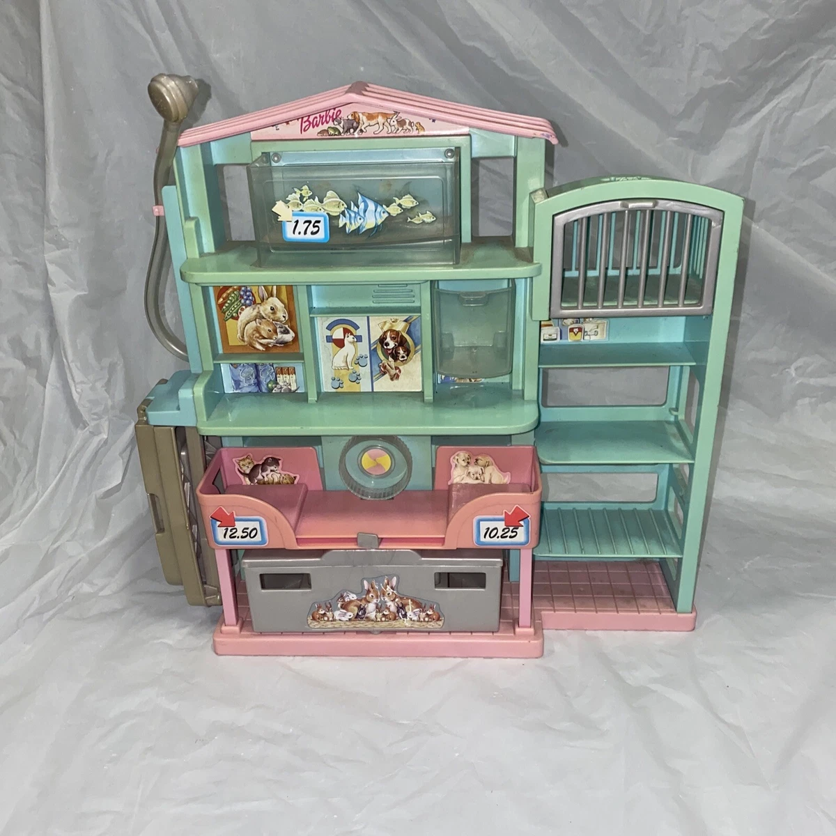 Barbie pet sales shop playset