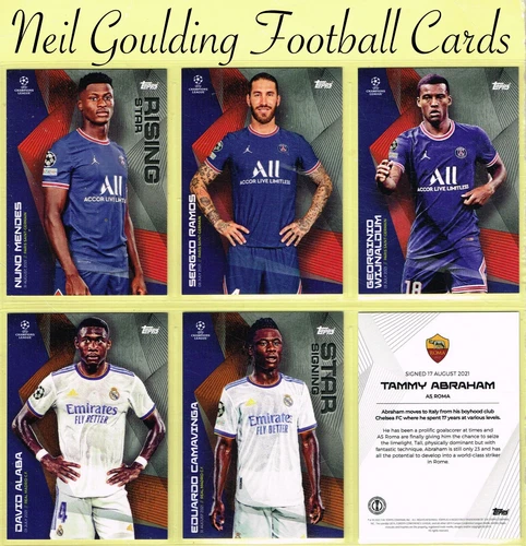 Topps UEFA Champions League 2021-22 ☆ SUMMER SIGNINGS ☆ Football Cards