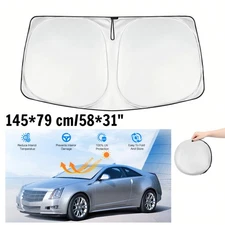 Car Windshield Front Window Sun Shade Cover Visors UV Foldable Protect 58"*31"