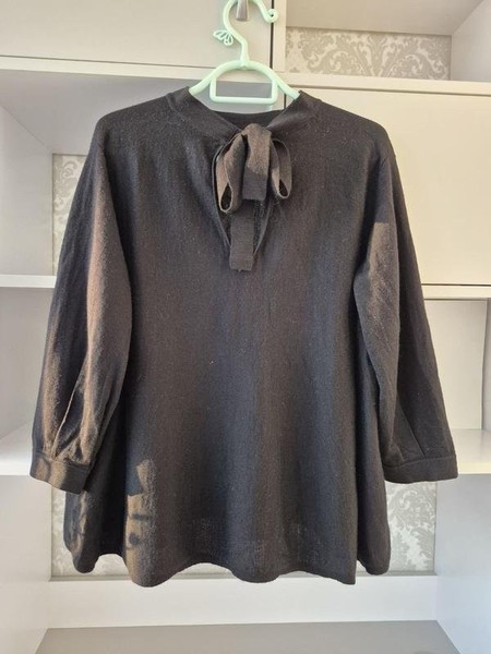 Women COS Sweater Black Wool M #6RGK