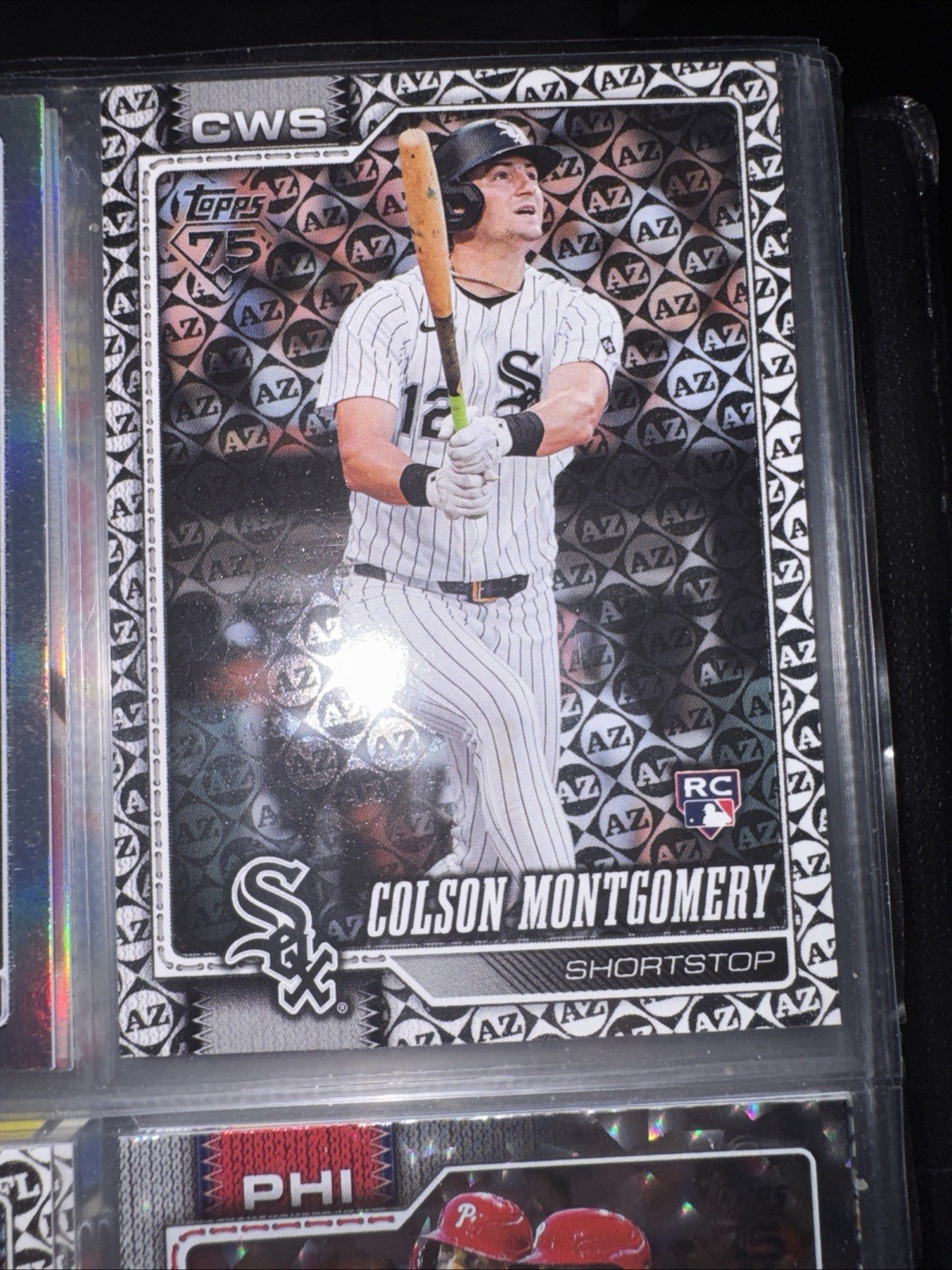2026 Topps Series 1 Colson Montgomery Spring Training Parallel RC #157