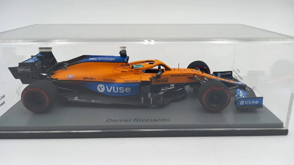 SPAS7670 Sparkmodel McLaren MCL35M Daniel Ricciardo Bahrein GP 2021 1/43 - Imagen 4 de 4