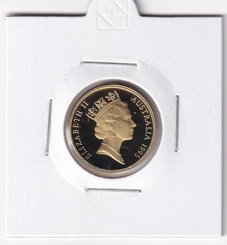 AUSTRALIAN PROOF:  1995  $2 COIN  IN 2X2 HOLDER #3305