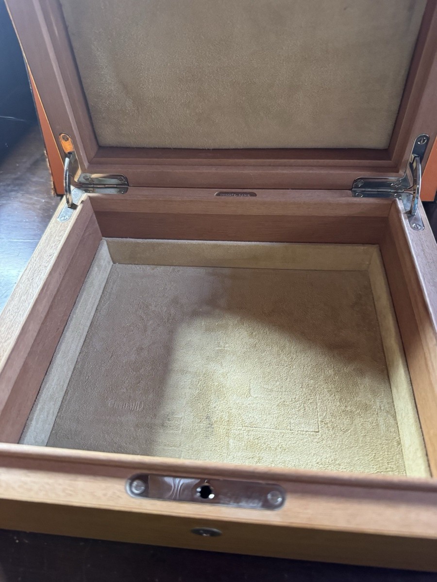HERMES Wood Jewelry Box | eBay