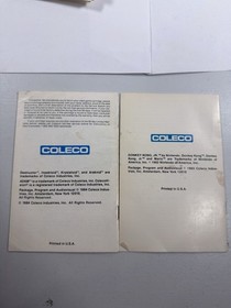Lot Of 12 ColecoVision Game Cartridge With Some Manuals UNTESTED!