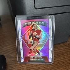 2021 Panini Rookies & Stars Crusade Pink Prizm /75 Joe Montana #CR-11 HOF 49ers