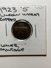 1923-S  EARLY SEMI KEY LINCOLN WHEAT PENNY, NICE CIRCULATED  VG