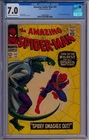 Amazing Spider-Man #45 CGC 7.0 (1967) 3rd Lizard Appearance Romita Cover OW/W
