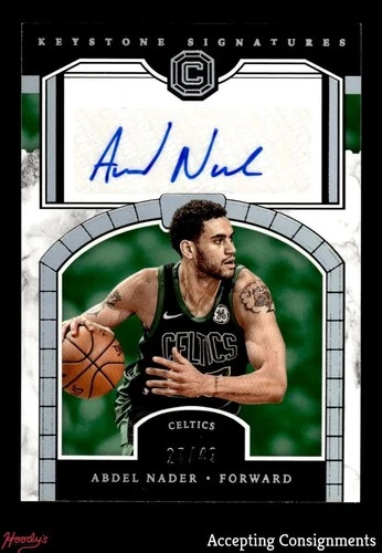 2017-18 Panini Cornerstones Keystone Silver #23 Abdel Nader RC ROOKIE AUTO 27/49