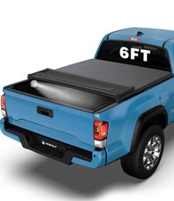 Soft Quad Fold Truck Bed Tonneau Cover For Tacoma 2024 2026 6ft With Track Soft Quad Fold Truck Bed Tonneau Cover For Tacoma 2024 2026 6ft With Track
