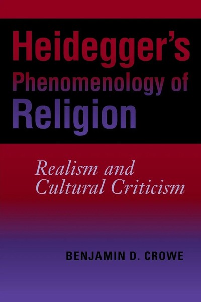 Benjamin D. Crowe | Heidegger's Phenomenology Of Religion | Taschenbuch (2007)-image