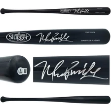 Manny Ramirez Signed Black L Slugger Pro Stock Baseball Bat Red Sox Beckett Wit