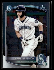 2025 Bowman #BCP-85 Jared Sundstrom Chrome Prospects Card Seattle Mariners