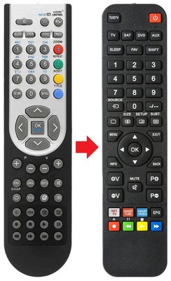 Fernbedienung passend für NEVIR NVR750232HD | NVR750232HDN