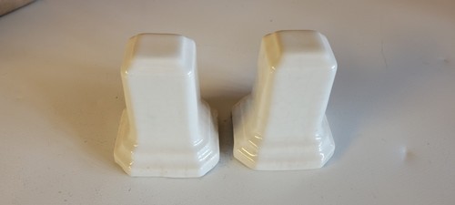Juego Par Toallero Barra Toallero Blanco Beige Cerámica Porcelana - Imagen 3 de 6