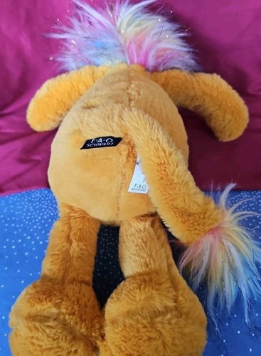 FAO Schwartz Dreamies Plush Lion NEW ages 3+ created 2021 So Soft! Rainbow Fur! - Picture 2 of 13