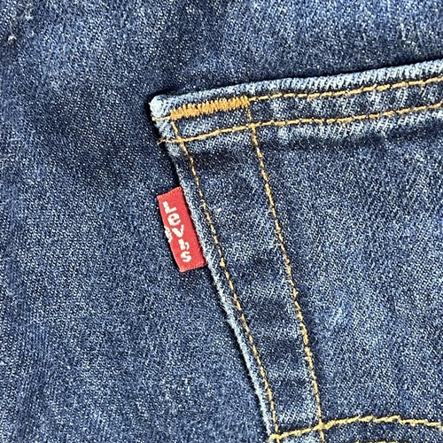 Levis 501 Jeans Mens 40x29 Blue Denim Straight Leg Button Fly Waterless 4619 - Picture 5 of 12