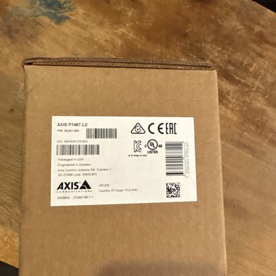 02341-001 AXIS P1467-LE BULLET CAMERA New In Box Sealed