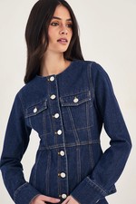 Nastygal Indigo Denim Top Womens Daywear Tops