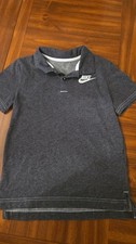 Nike Boys Gray Dri-Fit Polo Shirt Size 7
