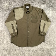 Vintage Columbia Shirt Mens Medium M Brown Be...