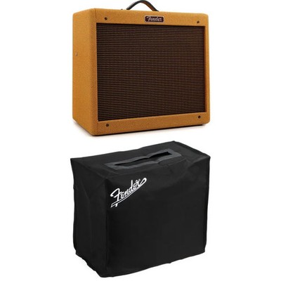 Fender Blues Junior 1x12'' 15-watt Tube Combo Amp with Cover - Lacquered Tweed